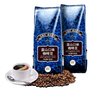 Blue mountain flavored coffee beans