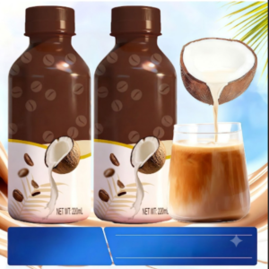 Bottled coconut latte