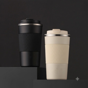 Stainless steel travel coffee mug